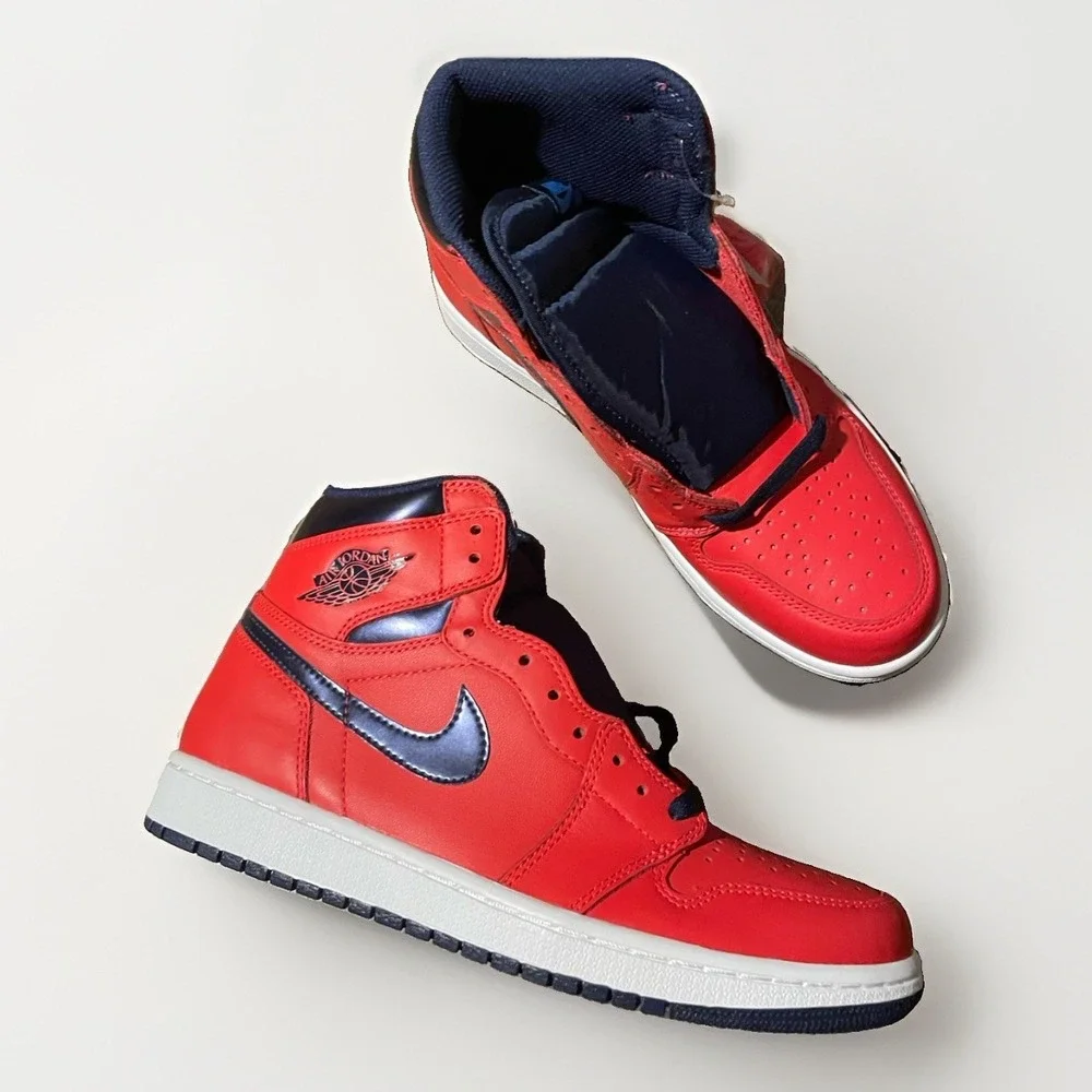 Nike Jordan 1 Retro High OG David Letterman Shoe Men's 8.5 NEW No Box 555088-606